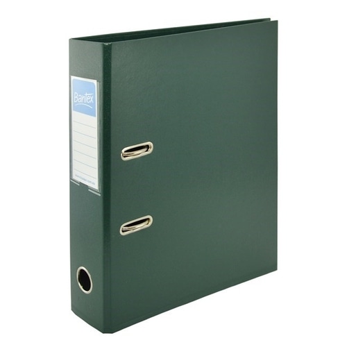 Insert 70mm Lever Arch File A4 PVC Bantex Green